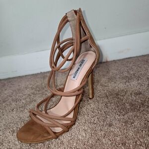 Steve Madden Tan Strappy Heels